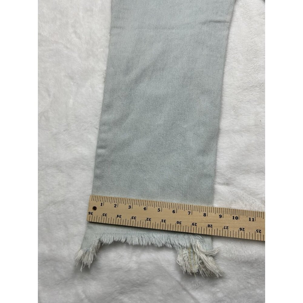 Free People We The Free Womens 29 Maggie Jeans Mid Rise Straight Leg Button Fly - Picture 5 of 12